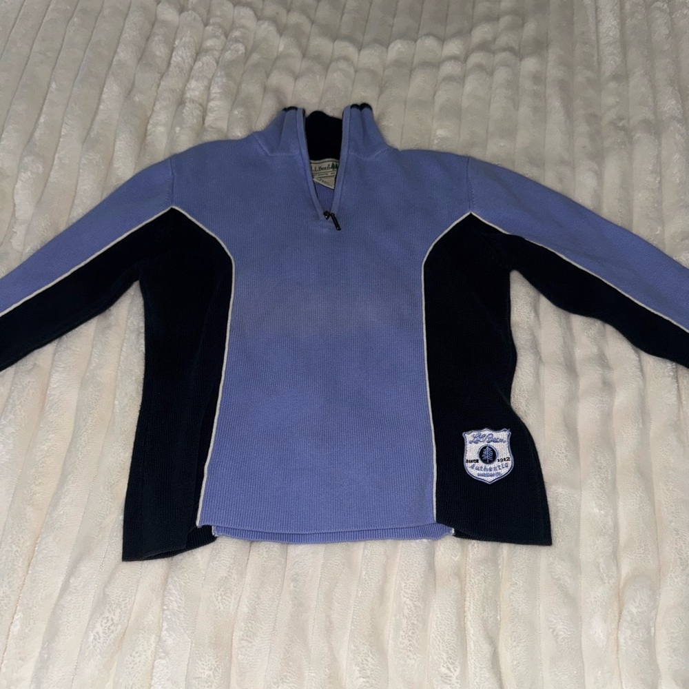 LL bean vintage quarter zip